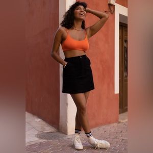 Black Corduroy A-Line Skirt - Lucy & Yak - BNWT